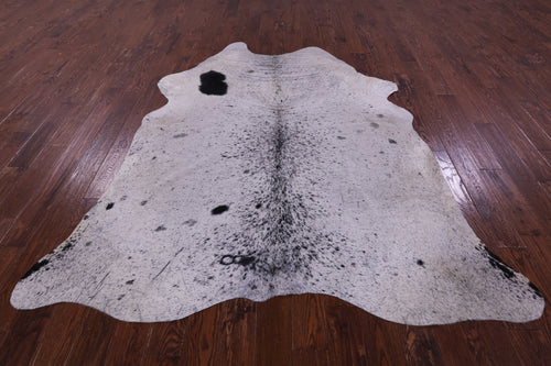 Black Salt & Pepper Natural Cowhide Rug - XX-Large 8' 0