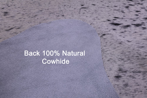 Black Salt & Pepper Natural Cowhide Rug - XX-Large 8' 0