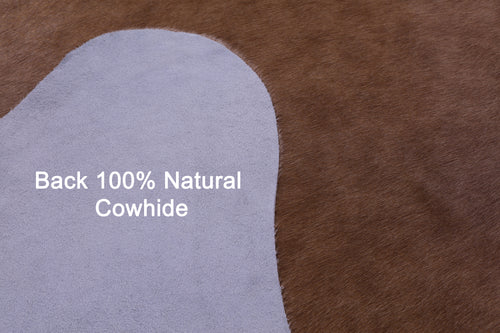 Light Brown Natural Cowhide Rug - XX-Large 7' 6