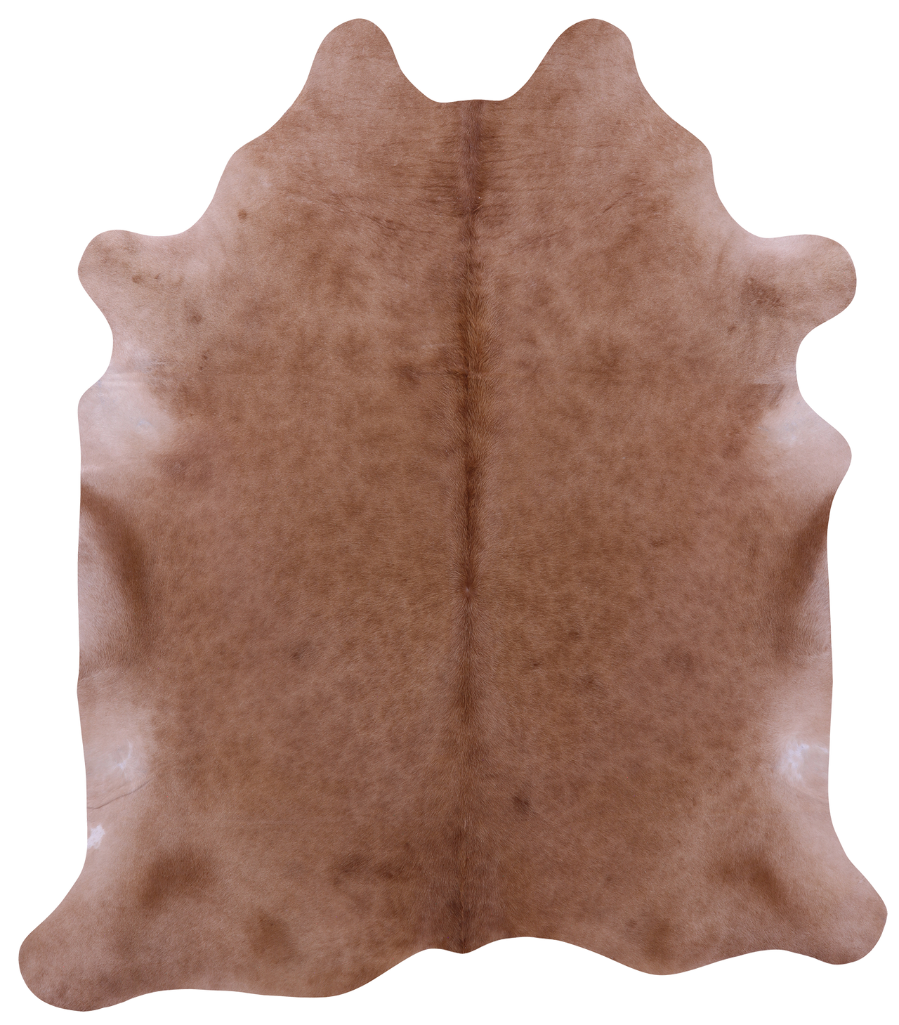 Light Brown Natural Cowhide Rug - XX-Large 7' 6"H x 6' 6"W