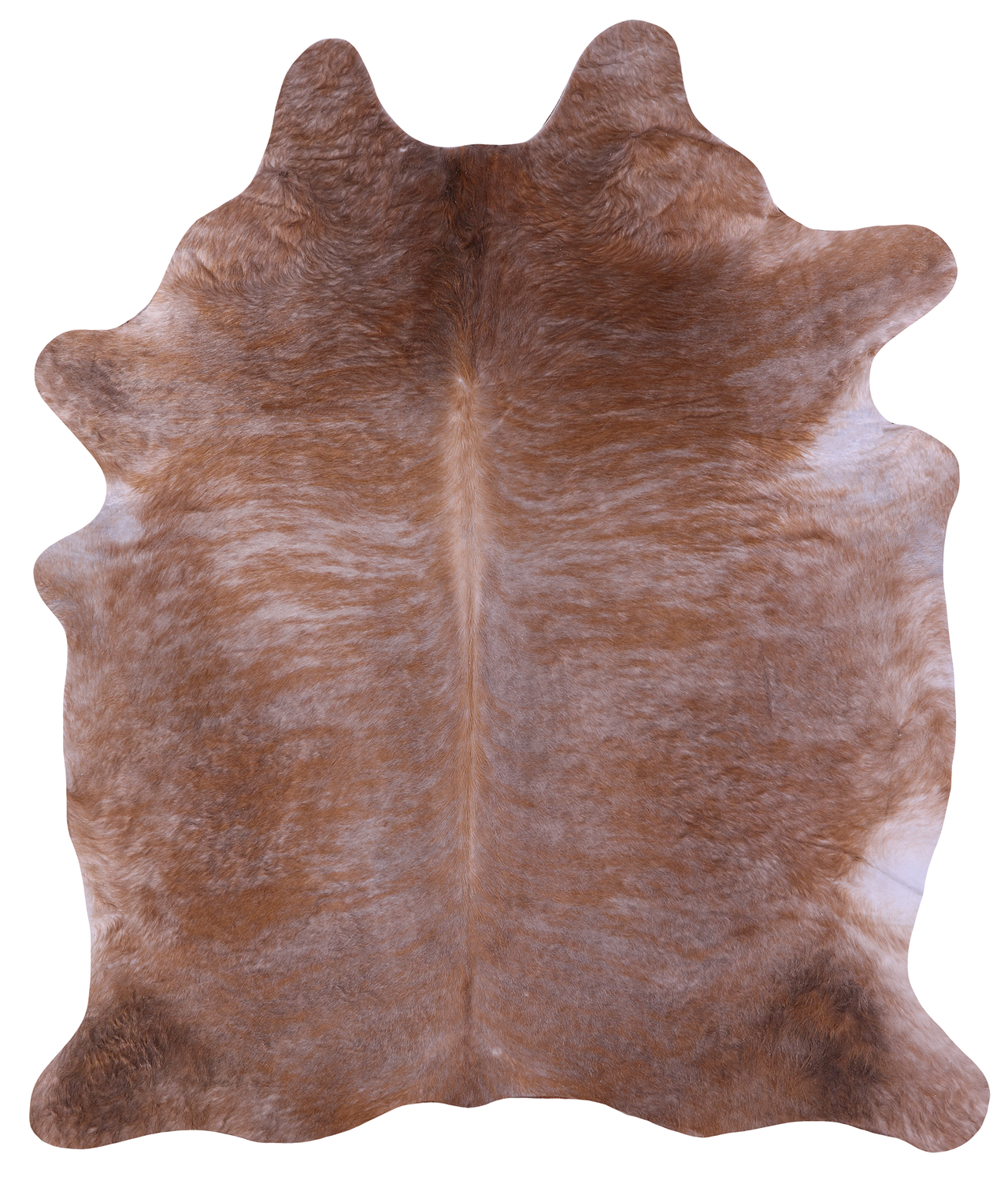 Light Brindle Natural Cowhide Rug - XX-Large 7' 10"H x 6' 8"W