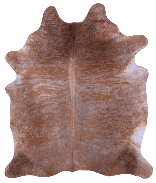 Light Brindle Natural Cowhide Rug - XX-Large 7' 10
