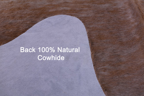 Light Brindle Natural Cowhide Rug - XX-Large 7' 10
