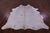 White Natural Cowhide Rug - XX-Large 7' 4"H x 6' 5"W