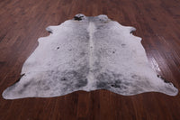 Thumbnail for Black Salt & Pepper Natural Cowhide Rug - XX-Large 7' 8