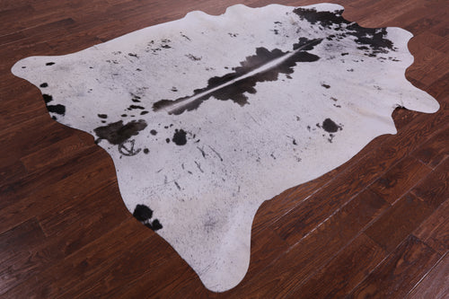 Brown Salt & Pepper Natural Cowhide Rug - XX-Large 8' 1
