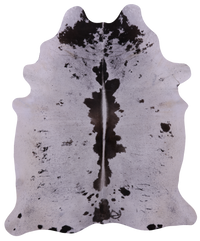 Thumbnail for Brown Salt & Pepper Natural Cowhide Rug - XX-Large 8' 1