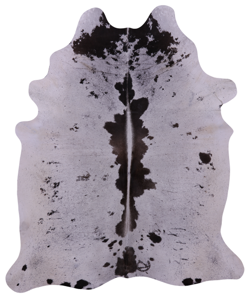 Brown Salt & Pepper Natural Cowhide Rug - XX-Large 8' 1