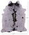 Brown Salt & Pepper Natural Cowhide Rug - XX-Large 8' 1"H x 6' 7"W