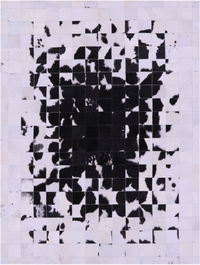 Thumbnail for Black & White Patchwork Natural Cowhide Rug - 5' 0