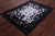 Black & White Patchwork Natural Cowhide Rug - 5' 0" x 6' 7"