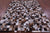 Brown & White Patchwork Brindle Natural Cowhide Rug - 6' 7" x 8' 3"