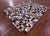 Brown & White Patchwork Brindle Natural Cowhide Rug - 6' 7" x 8' 3"