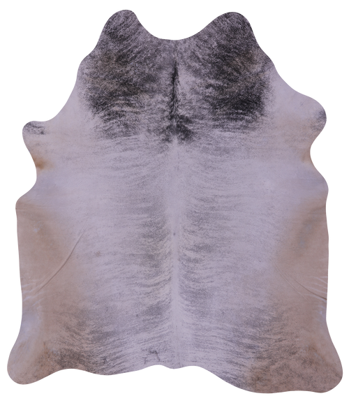 Grey Brindle Natural Cowhide Rug - XX-Large 7' 7