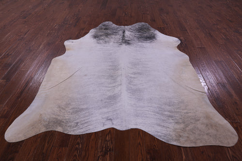Grey Brindle Natural Cowhide Rug - XX-Large 7' 7