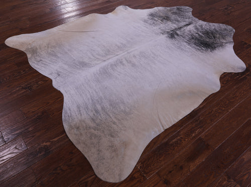 Grey Brindle Natural Cowhide Rug - XX-Large 7' 7