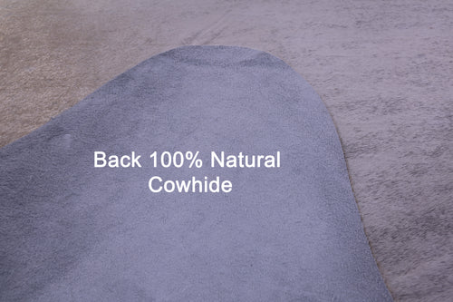 Grey Brindle Natural Cowhide Rug - XX-Large 7' 7
