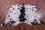 Black Salt & Pepper Natural Cowhide Rug - XX-Large 7' 4"H x 6' 9"W