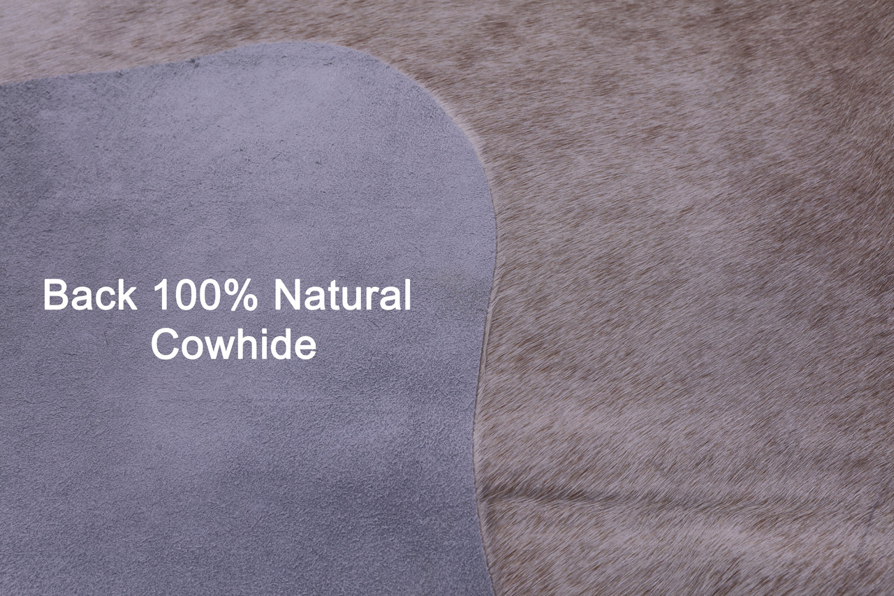 Beige Natural Cowhide Rug - XX-Large 8' 0"H x 6' 9"W