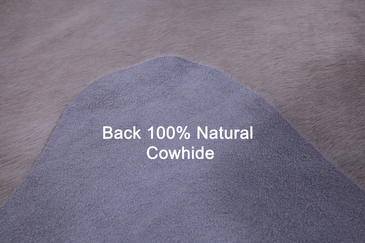 Beige Natural Cowhide Rug - XX-Large 8' 0"H x 6' 7"W
