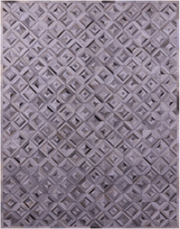Thumbnail for Grey Patchwork Natural Cowhide Rug - 9' 0