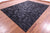 Black Patchwork Natural Cowhide Rug - 9' 0" x 12' 0"