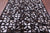 Brown & White Patchwork Black Natural Cowhide Rug - 6' 0" x 9' 0"