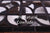 Brown & White Patchwork Black Natural Cowhide Rug - 6' 0" x 9' 0"