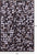 Brown & White Patchwork Black Natural Cowhide Rug - 6' 0" x 9' 0"