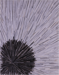 Thumbnail for Brown & White Patchwork Natural Cowhide Rug - 8' 0
