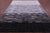 Grey & White Gradient Brickwork Patchwork Black Natural Cowhide Rug - 8' 0" x 10' 0"
