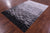 Grey & White Gradient Brickwork Patchwork Natural Cowhide Rug - 6' 0" x 9' 0"