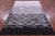 Grey & White Gradient Brickwork Patchwork Natural Cowhide Rug - 6' 0" x 9' 0"