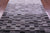 Grey & White Gradient Brickwork Patchwork Natural Cowhide Rug - 6' 0" x 9' 0"