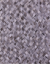 Thumbnail for Grey Patchwork Natural Cowhide Rug - 8' 0