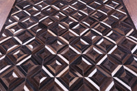 Thumbnail for Brown Patchwork Natural Cowhide Rug - 6' 0