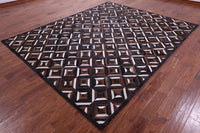 Thumbnail for Brown Patchwork Natural Cowhide Rug - 8' 0