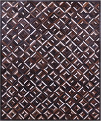Thumbnail for Brown Patchwork Natural Cowhide Rug - 8' 0
