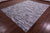 Grey Brickwork Patchwork Natural Cowhide Rug - 9' 0" x 12' 0"