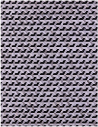 Thumbnail for Black & White Patchwork Natural Cowhide Rug - 9' 0