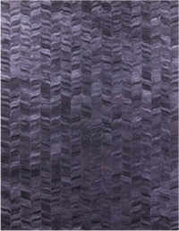 Thumbnail for Black Patchwork Natural Cowhide Rug - 9' 0