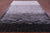 Grey & White Gradient Brickwork Patchwork Natural Cowhide Rug - 9' 0" x 12' 0"