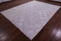 Thumbnail for Ivory Patchwork Natural Cowhide Rug - 9' 0