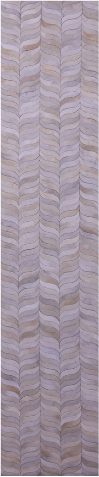 Thumbnail for Ivory Patchwork Natural Cowhide Rug - 2' 6