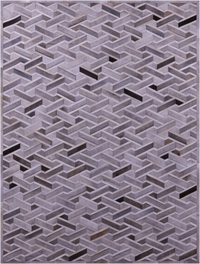 Thumbnail for Grey Patchwork Natural Cowhide Rug - 9' 0