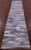 Grey Brickwork Patchwork Natural Cowhide Rug - 2' 6" x 12' 0"