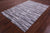 Grey Brickwork Patchwork Natural Cowhide Rug - 6' 0" x 9' 0"