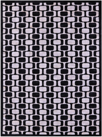 Thumbnail for Black & White Patchwork Natural Cowhide Rug - 9' 0
