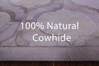 Thumbnail for Ivory Patchwork Natural Cowhide Rug - 8' 0