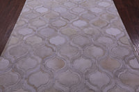 Thumbnail for Ivory Patchwork Natural Cowhide Rug - 6' 0